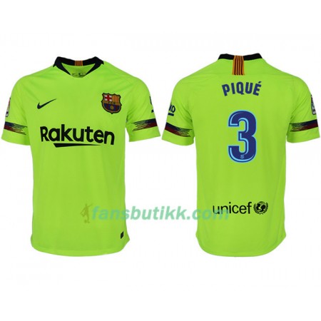 Fotballdrakt FC Barcelona PIQUE 3 Bortetrøye 2018-2019 Kortermet